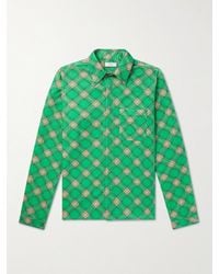 ERL - Checked Cotton-Corduroy Shirt - Lyst