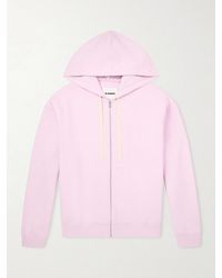 Jil Sander - Cotton-jersey Zip-up Hoodie - Lyst