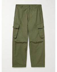 Carhartt - Unity Straight-leg Enzyme-washed Cotton-twill Cargo Trousers - Lyst