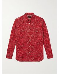 Kapital - Bandana-Print Cotton-Gauze Shirt - Lyst
