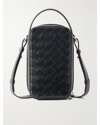 Bottega Veneta - Getaway Intrecciato Leather Messenger Bag - Lyst