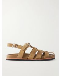 Grenson - Quinton Suede Fisherman Sandals - Lyst