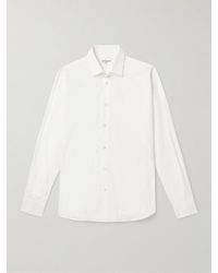 Saint Laurent - Slim-Fit Cotton-Poplin Shirt - Lyst