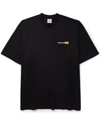 Vetements Rammstein Oversized Printed Cotton-jersey T-shirt Vetements Rammstein Oversized Printed Cotton-jersey T-shirt