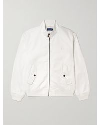 Polo Ralph Lauren - Bomberjacke aus Baumwoll-Twill mit Logostickerei - Lyst