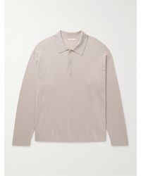 The Row - Djon Wool Polo Shirt - Lyst