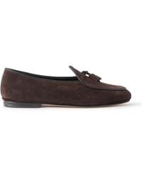 Rubinacci - Marphy Tasselled Suede Loafers - Lyst