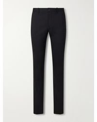 Slowear - Straight-Leg Wool-Blend Tekno Flannel Trousers - Lyst