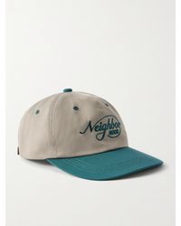Neighborhood - Two-Tone Logo-Embroidered Twill Baseball Cap - Lyst