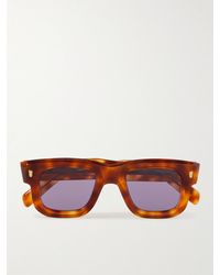 Cutler and Gross - 1402 Square-frame Tortoiseshell Acetate Sunglasses - Lyst