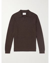 NN07 - Paul 60019 Ribbed Organic Cotton Polo Shirt - Lyst