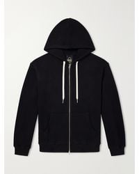 FRIZMWORKS - Waffle-Knit Cotton Zip-Up Hoodie - Lyst