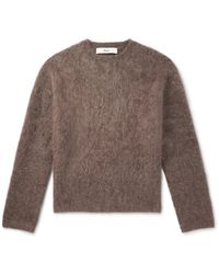 Séfr - Jermaine Brushed Mohair-Blend Sweater - Lyst