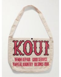 Kapital - Kountry Factory Tote aus Baumwoll-Twill mit Print - Lyst