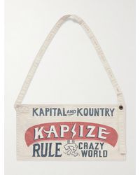 Kapital - Printed Cotton-Canvas Apron - Lyst