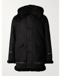 MR P. - Oversized Shearling Duffle Coat - Lyst