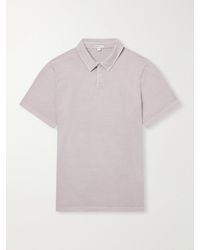 James Perse - Slim-Fit Supima Cotton-Jersey Polo Shirt - Lyst