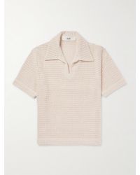 Séfr - Mate Open-knit Cotton Polo Shirt - Lyst