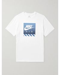 Nike - T-shirt in jersey di cotone con logo NSW - Lyst