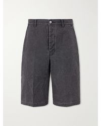 Rick Owens - Work Straight-Leg Cotton-Canvas Shorts - Lyst