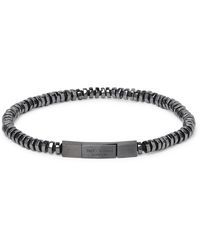 Tateossian Pure Thread Rhodium-plated Bracelet - Metallic