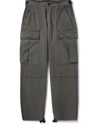 CHERRY LA - Straight-leg Cotton-twill Cargo Trousers - Lyst