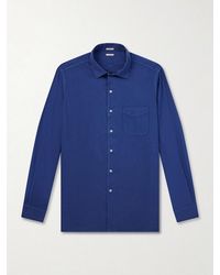 Massimo Alba - Relaxed-Fit Cotton And Linen Blend Shirt - Lyst