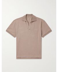 STÒFFA - Cotton-piqué Polo Shirt - Lyst