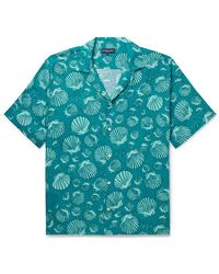 Frescobol Carioca - Roberto Camp-collar Printed Linen Shirt - Lyst