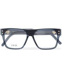 Dior - Cd Diamond S6I Square-Frame Acetate Optical Glasses - Lyst