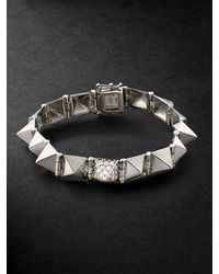 Anita Ko - White Gold Diamond Bracelet - Lyst