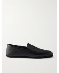 John Lobb - Kingston Ii Collapsible-heel Full-grain Deerskin Loafers - Lyst