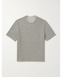MR P. - T-shirt in cotone ricamato - Lyst