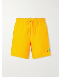 Vilebrequin - Moka Straight-Leg Mid-Length Econyl Swim Shorts - Lyst