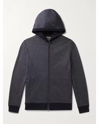 Loro Piana - Cashmere And Silk-blend Zip-up Hoodie - Lyst