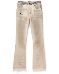 GALLERY DEPT. - Hollywood Flared Distressed Paint-splattered Jeans - Lyst