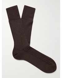 FALKE - No 2 Ribbed Cashmere-Blend Socks - Lyst
