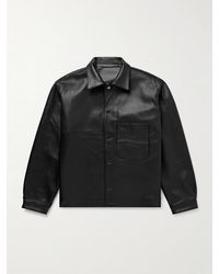 STÒFFA - Wave Leather Jacket - Lyst
