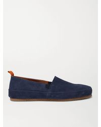 Mulo Suede Loafers - Blue
