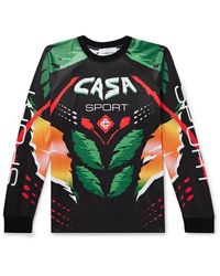 Casablancabrand - Casa Moto Printed Mesh T-shirt - Lyst