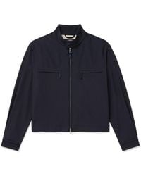 dunhill - Tech-Wool Twill Blouson Jacket - Lyst