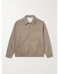NN07 - Gideon 80038 Organic Cotton-Twill Blouson Jacket - Lyst