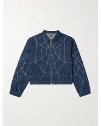 Kapital - Thunderbird Embroidered Denim Blouson Jacket - Lyst