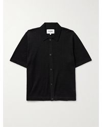 Corridor NYC - Pointelle-knit Cotton Shirt - Lyst