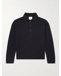 The Elder Statesman - Dume Rugby Cashmere Polo Sweater - Lyst