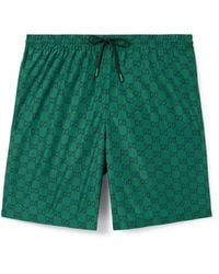 美品 GUCCI Psychedelic GG Nylon Shorts 44 GUCCI Gg Jacquard Nylon Swim Shorts - POIZON
