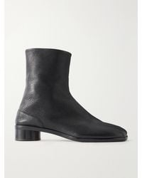 Maison Margiela - Tabi Split-Toe Full-Grain Leather Boots - Lyst