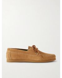 VINNY'S - Boatman Suede Boat Shoes - Lyst