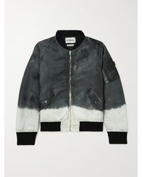 Noma T.D - Hand-Dyed Padded Nylon-Shell Bomber Jacket - Lyst