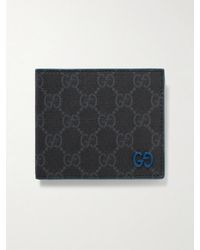 Gucci - Gg Portemonnaie Mit Blauer Innenseite - Lyst